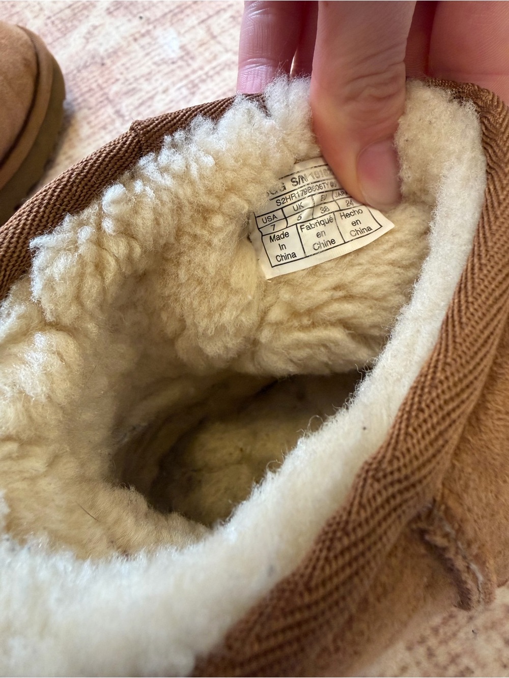 UGG Classic Mini Boot in Chestnut - Picture 6 of 6